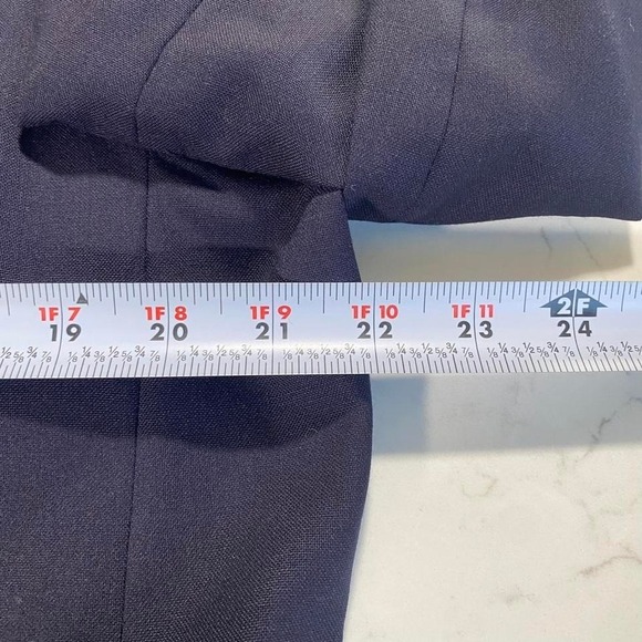 Chaps Ralph Lauren 100% Wool Navy Blazer Sport Coat 43R Gold Buttons - Picture 4 of 8